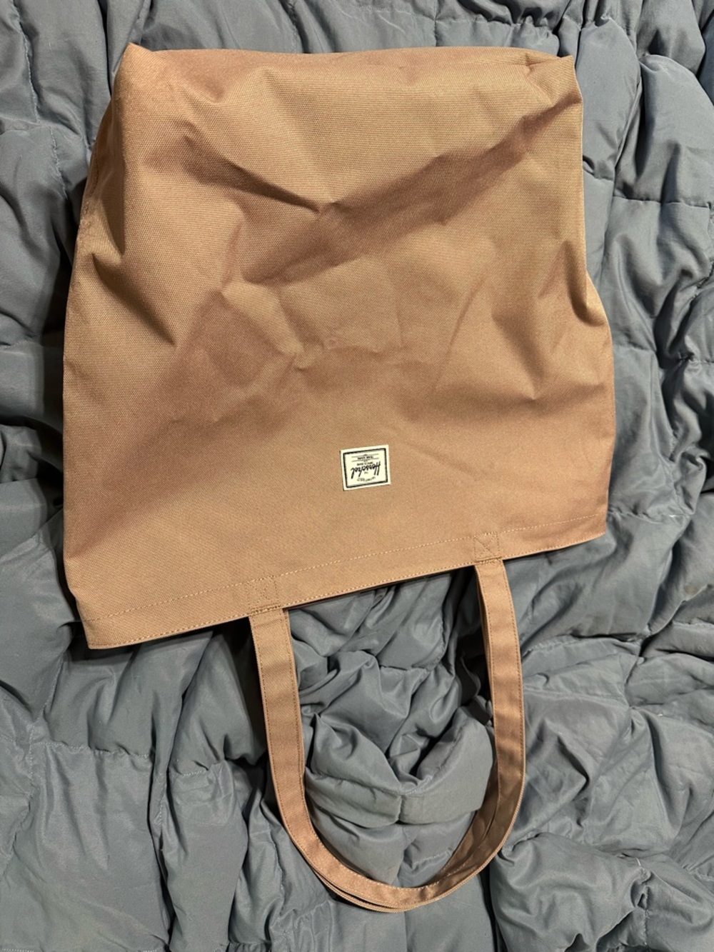 Herschel Supply Company Tan Canvas Tote Bag